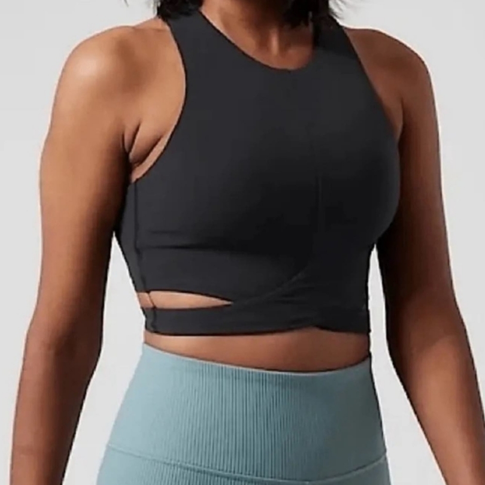 Athleta Conscious Cut Out Crop A-C Bra